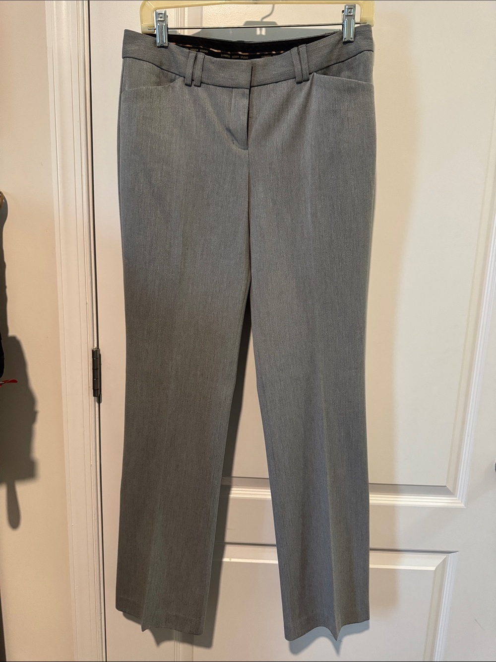 Express Editor pant, light gray, size 4